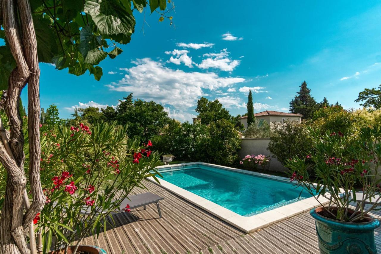 La Verdiere - Contemporary House With Garden And Private Pool LʼIsle-sur-la-Sorgue Exteriör bild